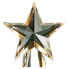 NETCO Leadership Excellence Award crystal